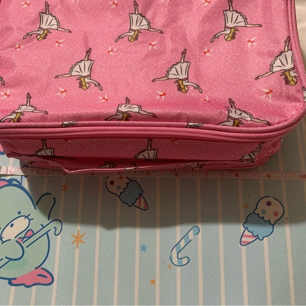 Bright Pink Ballerina Clara Inspired Makeup Bag